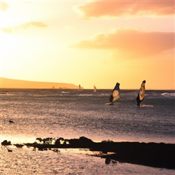 De meest romantische plekken om te windsurfen met uitzicht op de zonsondergang op Fuerteventura